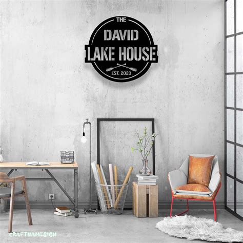 lake house metal art|Amazon.com: Lake House Wall Art.